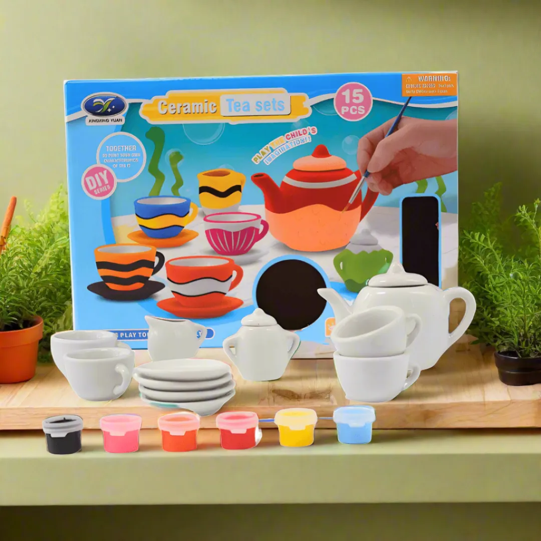 Playing Cooking Set for Kids - Ceramic Kitchen