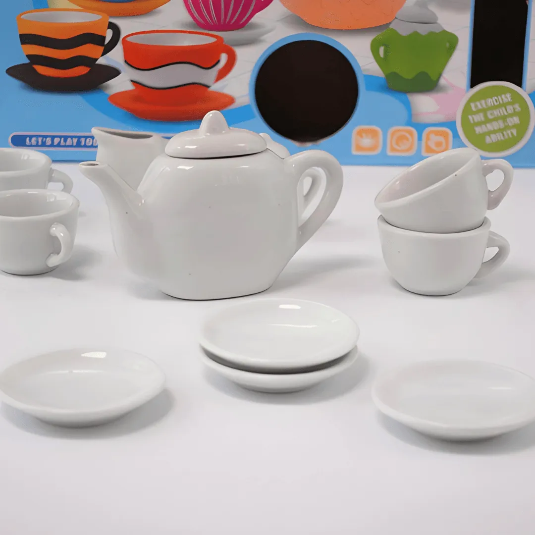 Playing Cooking Set for Kids - Ceramic Kitchen