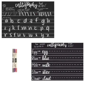 Chalkboard Calligraphy Set- Kids