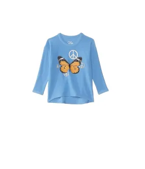 Chaser Kids Butterfly Peace Pullover