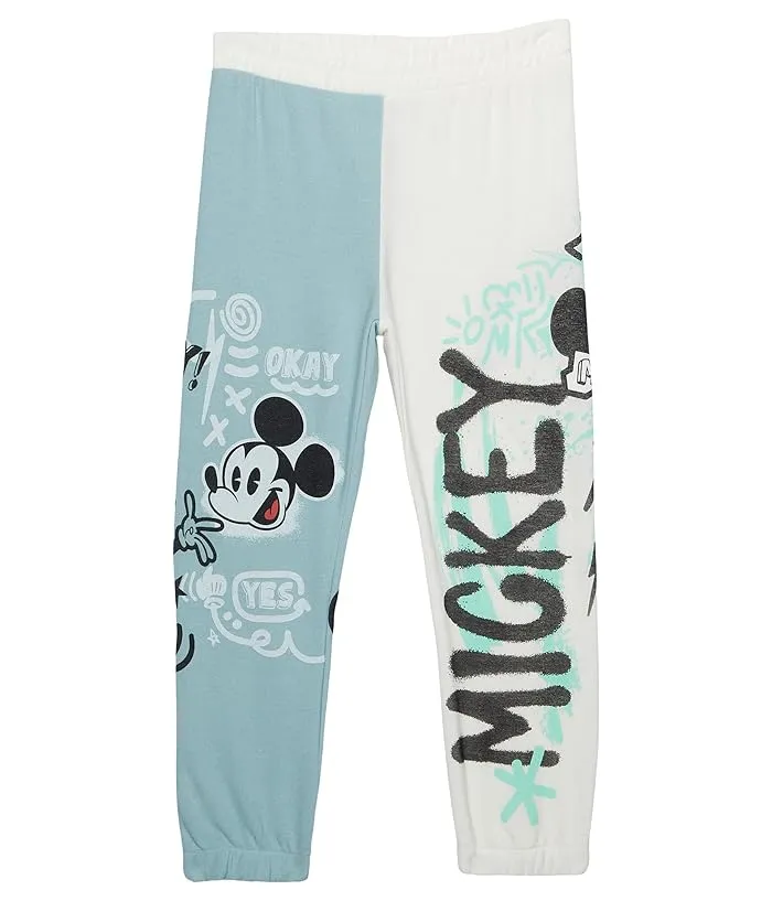 Chaser Kids Mickey Mouse Mash Up Cozy Knit Pants (Big Kids)