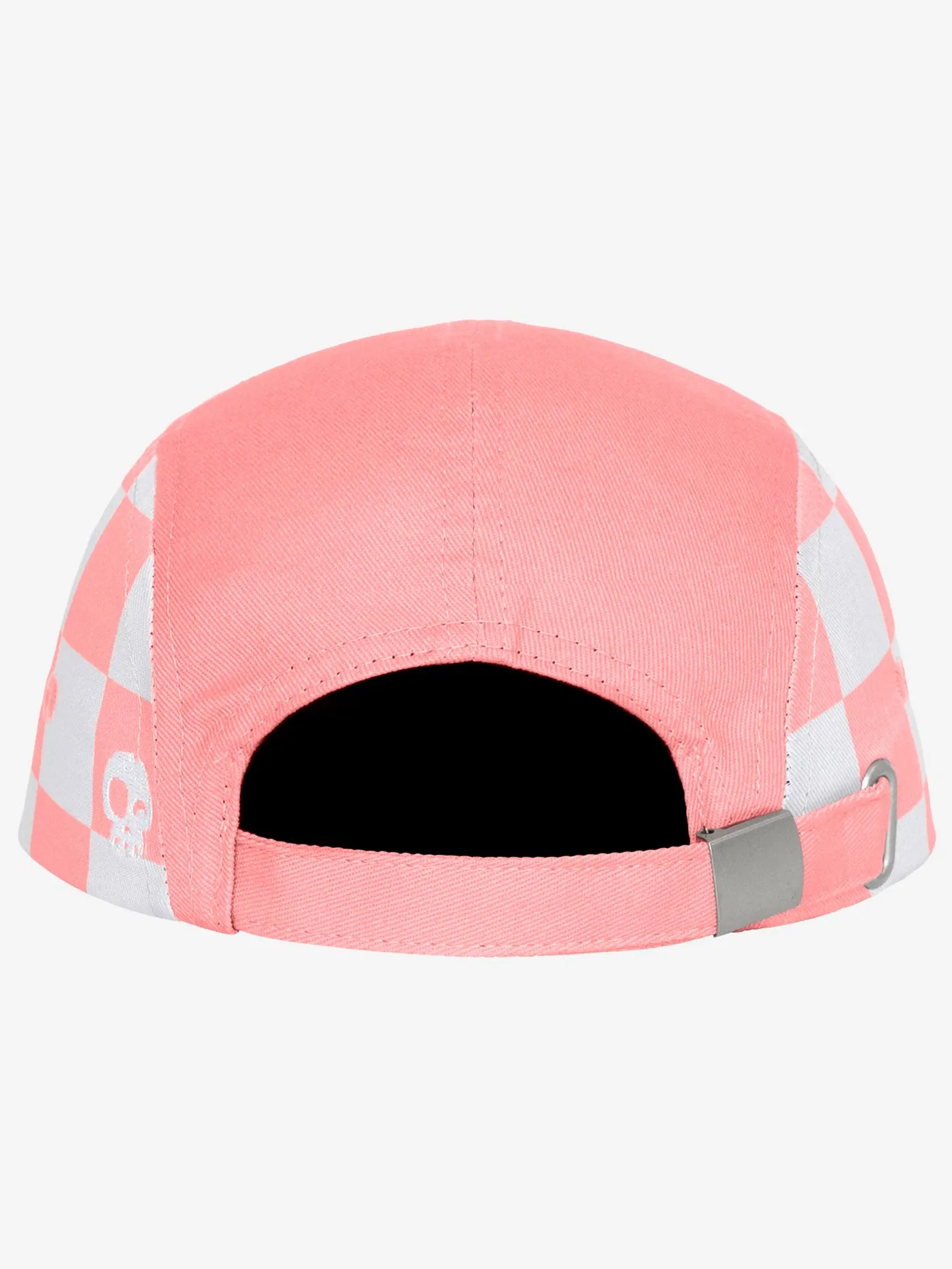 Kids Peaches Hat with 5 Panel Check Design