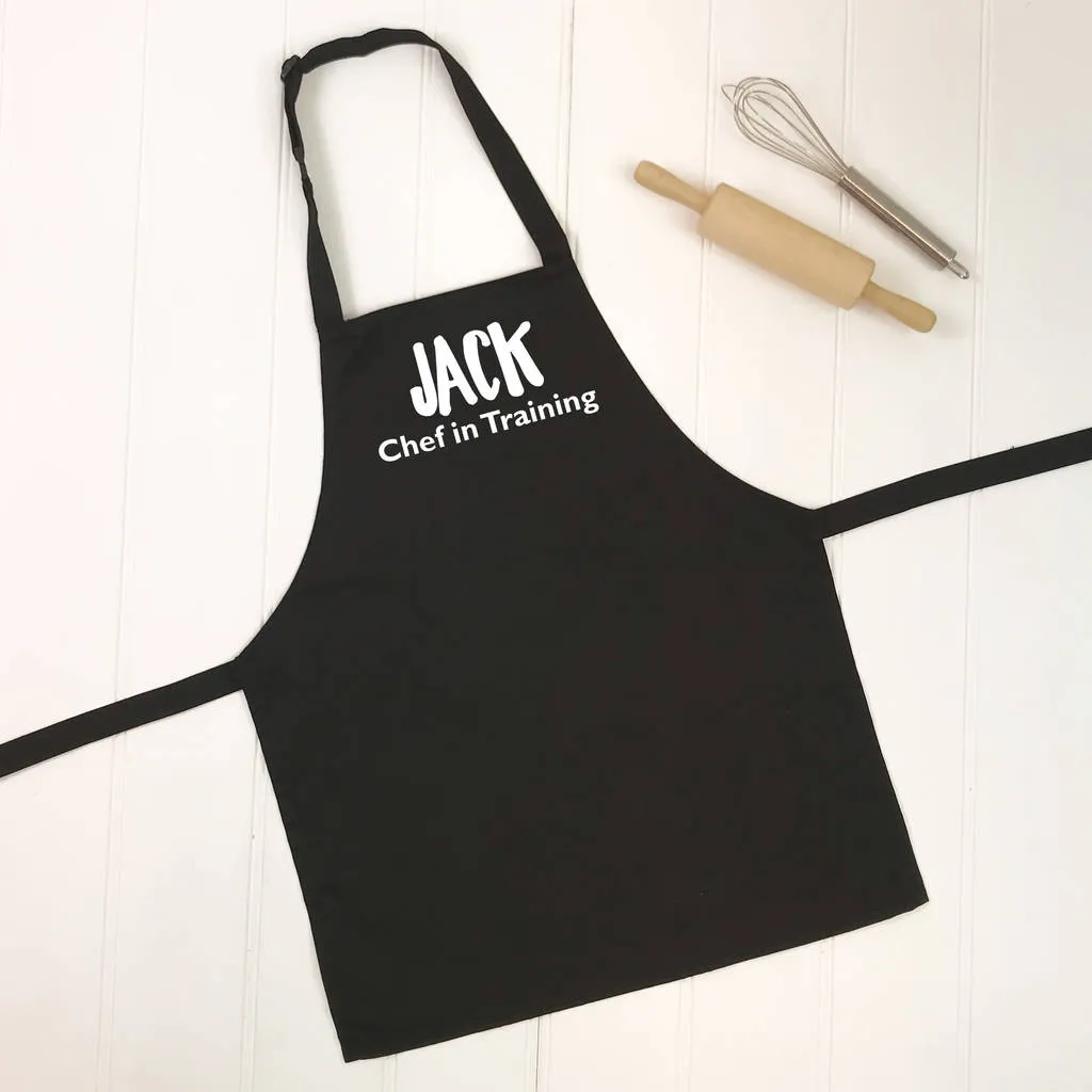 Chef In Training Personalised Kids Apron