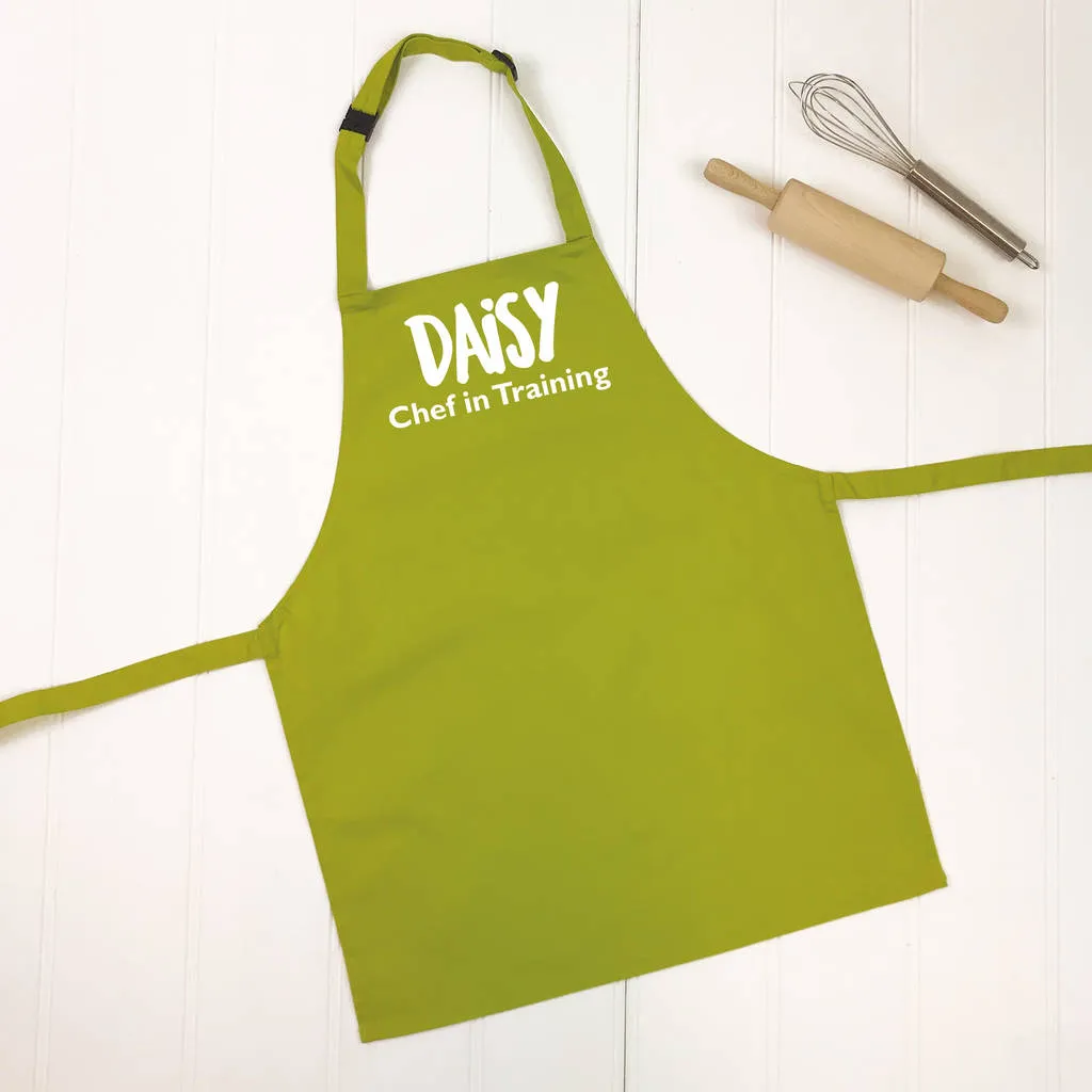 Chef In Training Personalised Kids Apron