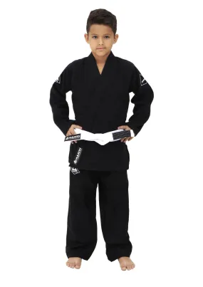 Youth Black Jiu-Jitsu Gi by PRO EVOLUTION KIDS