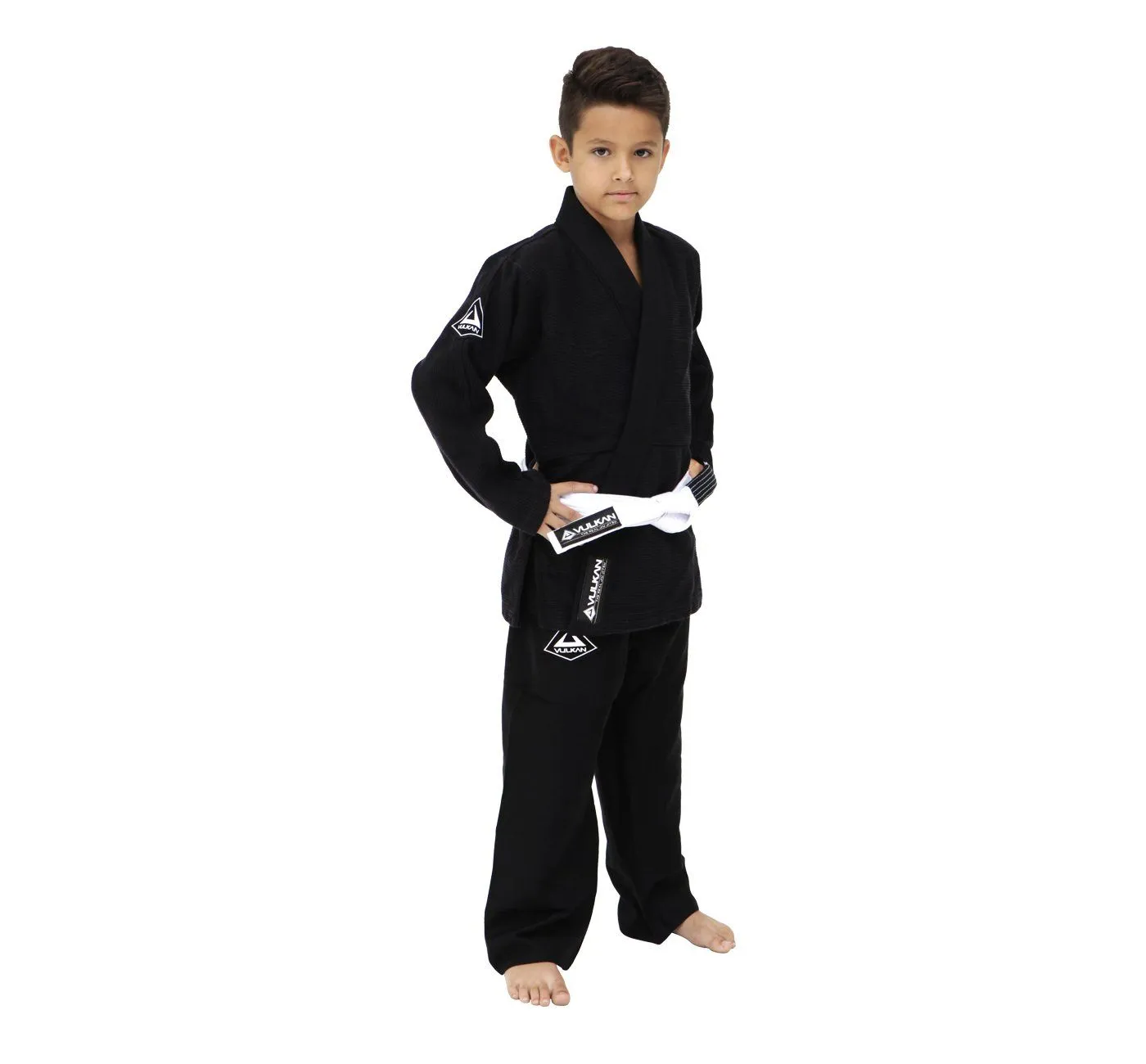 Youth Black Jiu-Jitsu Gi by PRO EVOLUTION KIDS