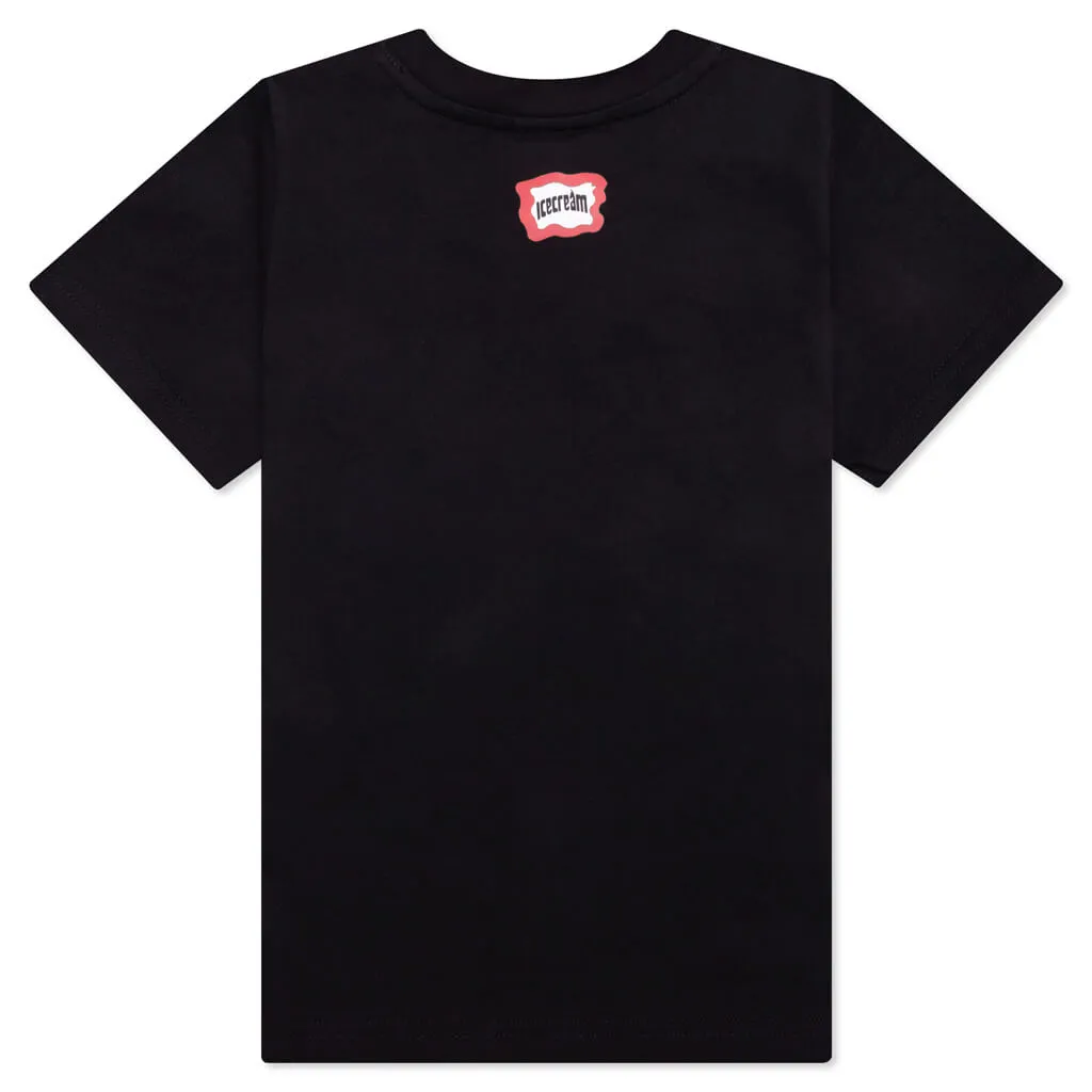 Black Short Sleeve Tee for Kids