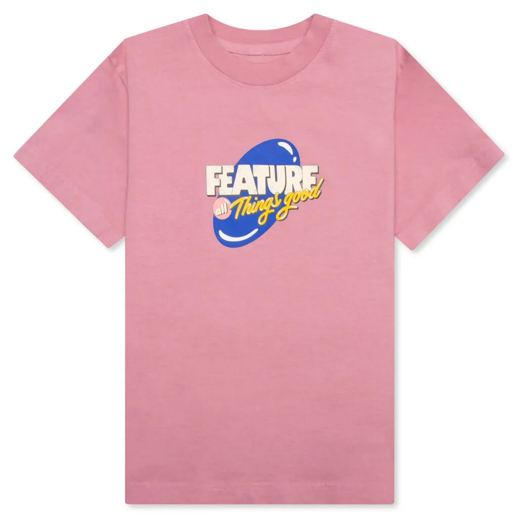 Kids Dusty Pink Bubble Play Tee