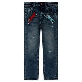 Light Blue Denim Kids Scoops Jean