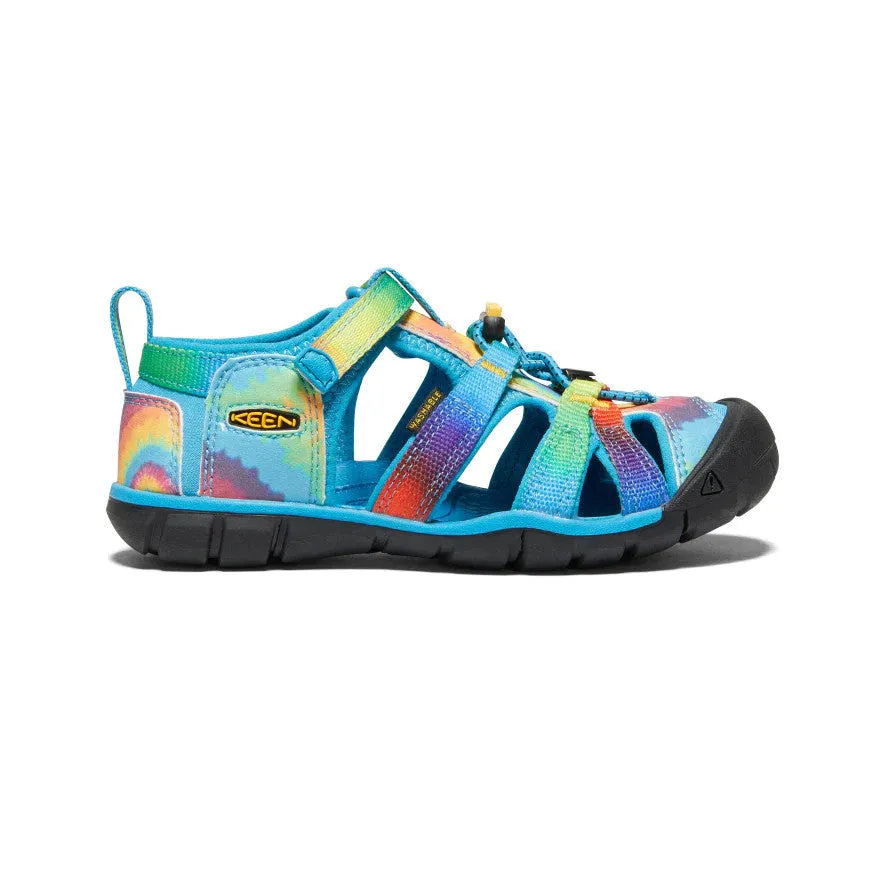 Children's Sandal - Keen Seacamp II CNX in Vivid Blue/Original Tie Dye