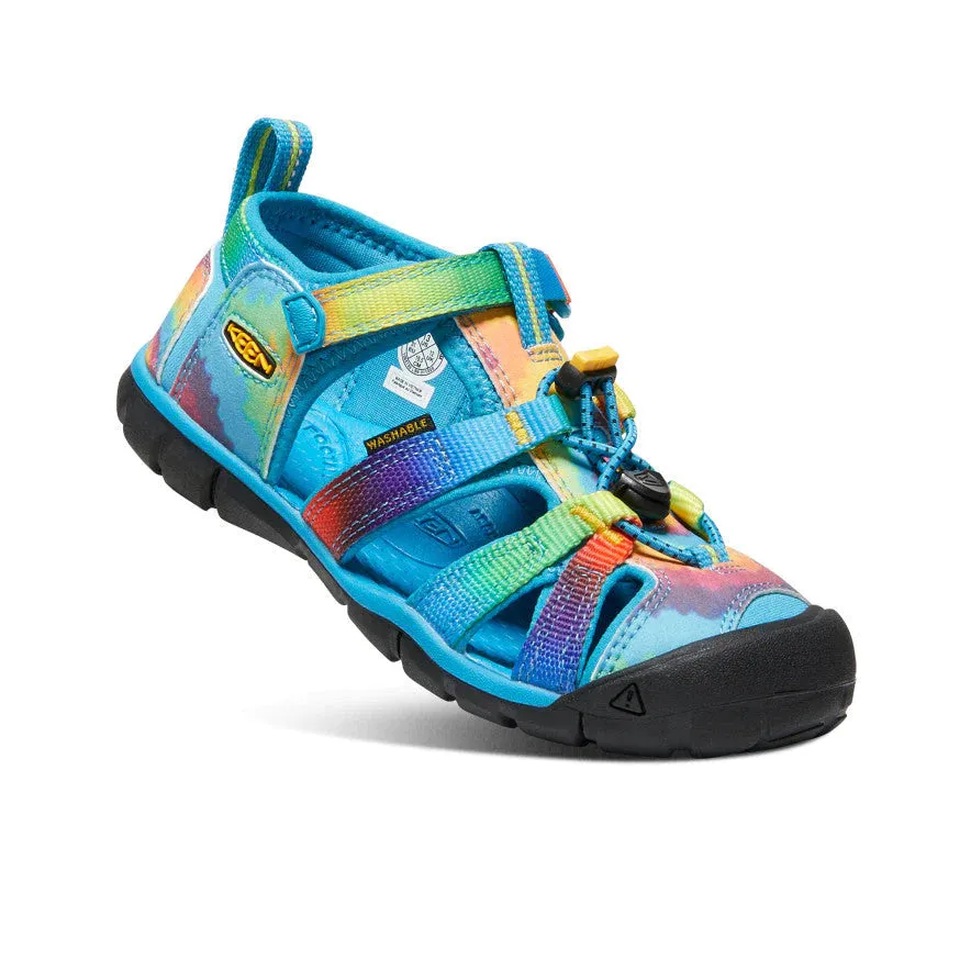 Children's Sandal - Keen Seacamp II CNX in Vivid Blue/Original Tie Dye