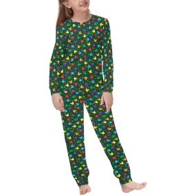 Christmas Lights Kids' Long Sleeve Pajama Set