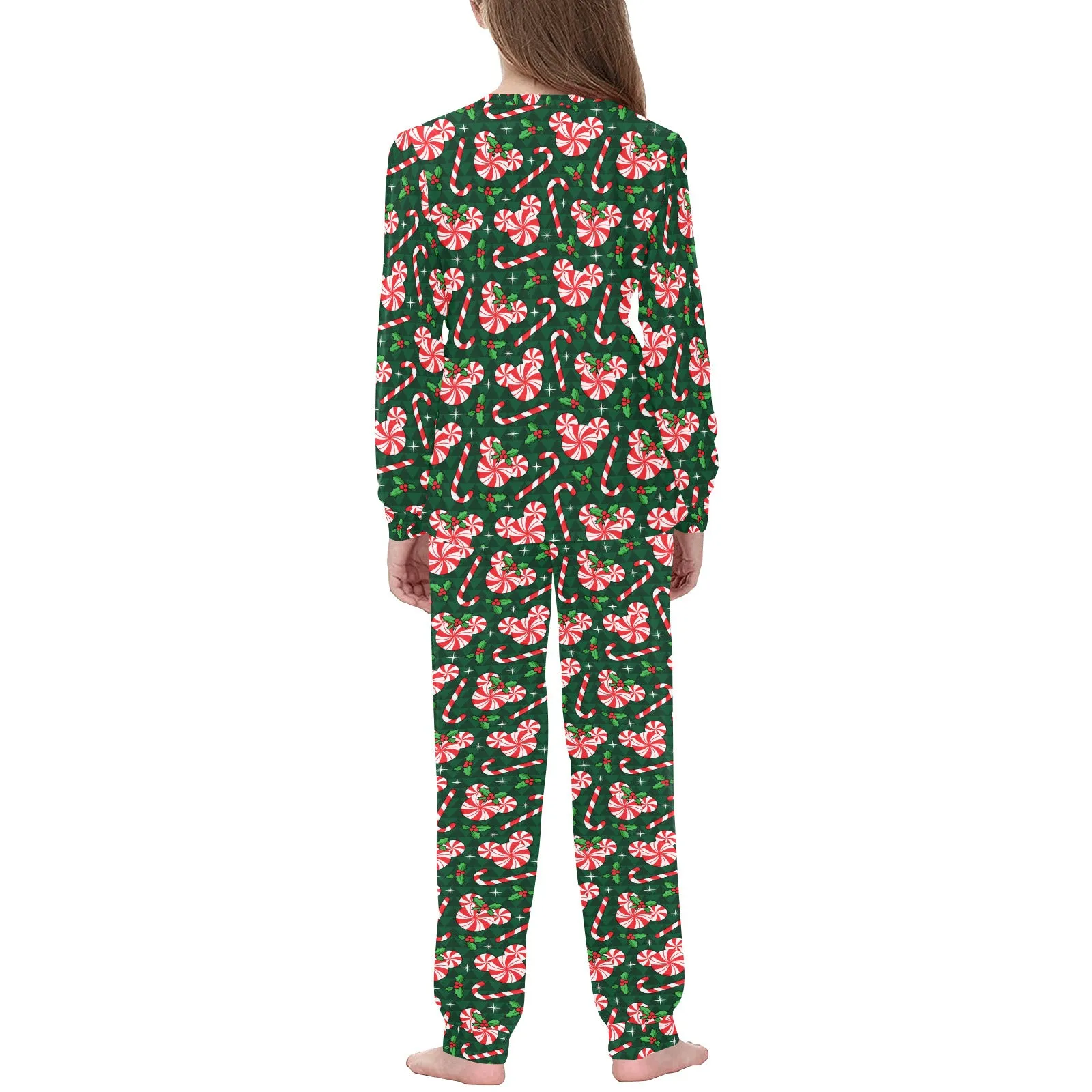 Christmas Peppermint Kids' Long Sleeve Pajama Set