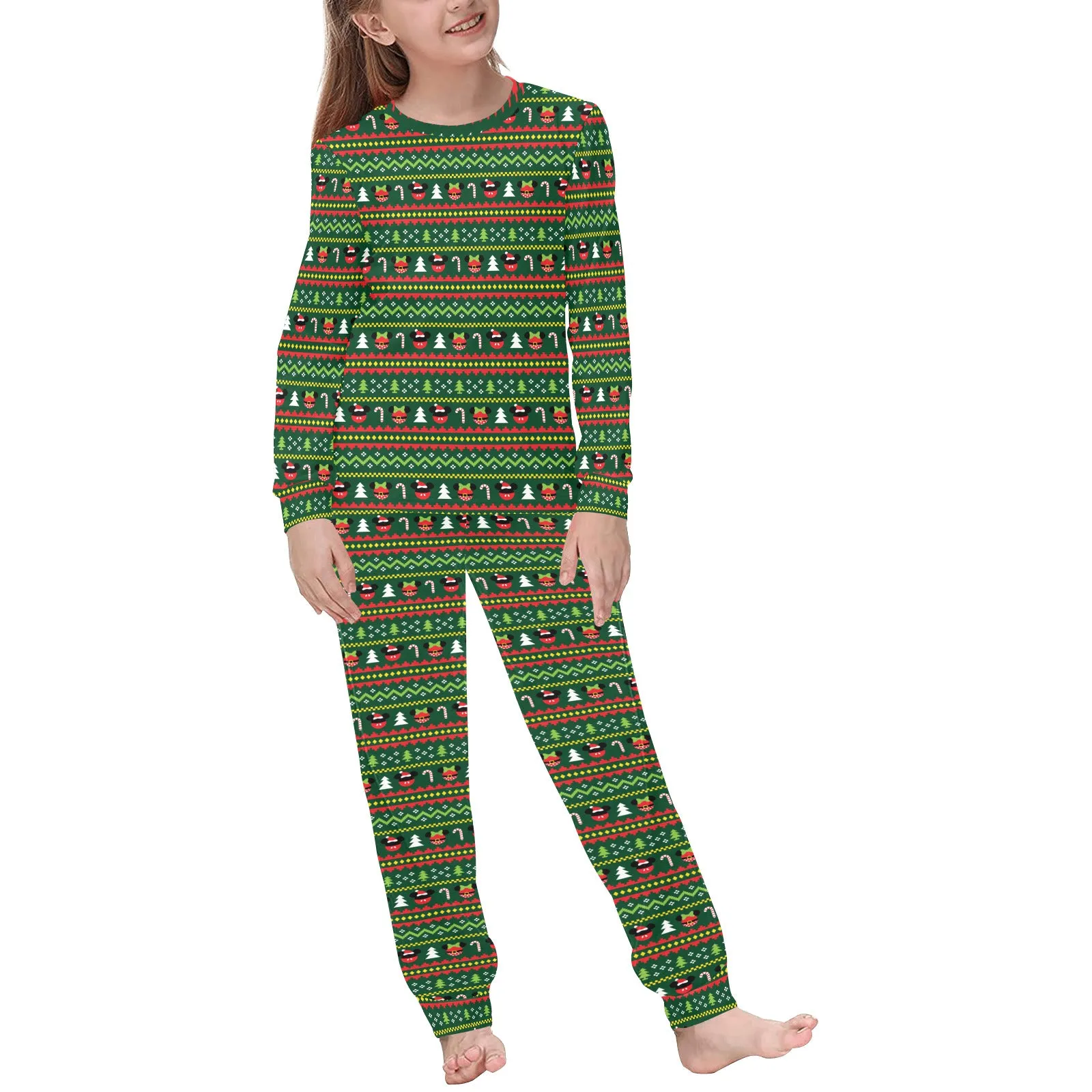 Christmas Sweater Kids' Long Sleeve Pajama Set