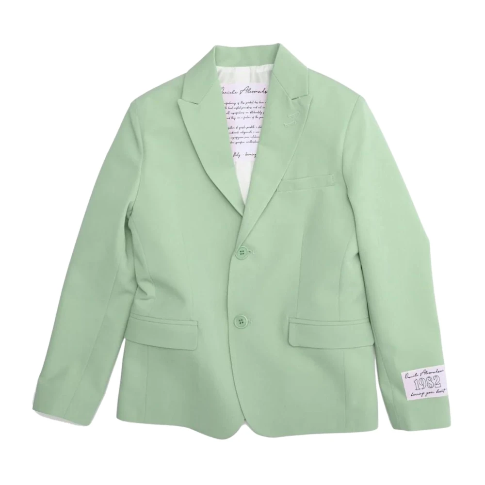 Classic Two-Button Green Jacket