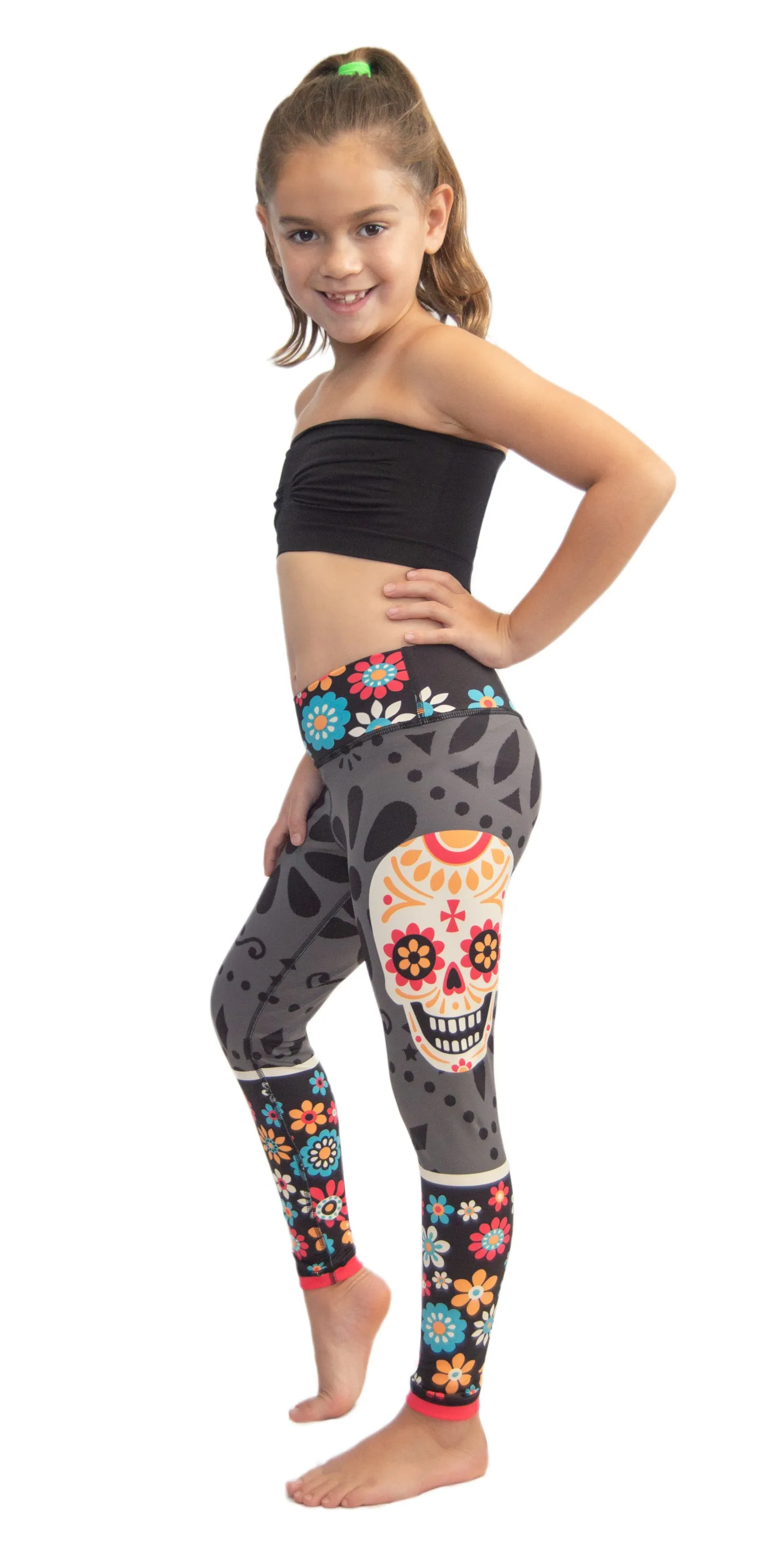 Coco Sugar Skulls - Kids Legging