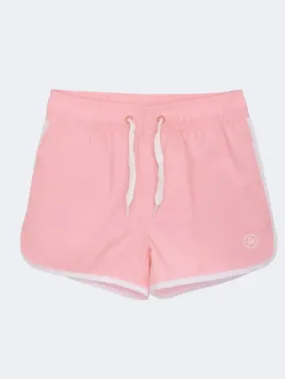 Color Kids Sporty Girls Beach Swim Short Salmon Rose