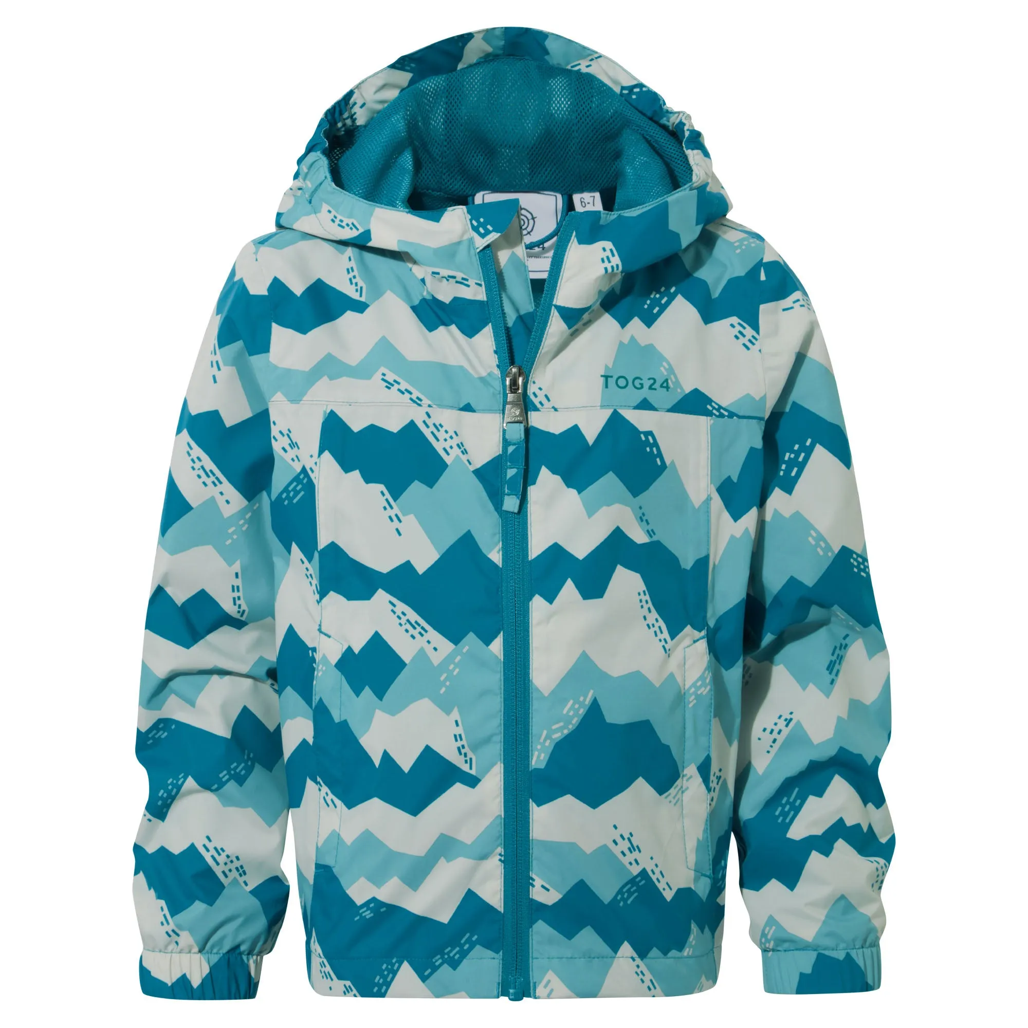 Copley Kids Waterproof Jacket - Mosaic Blue Mountain Print