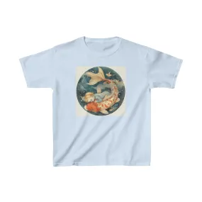 Kids Cotton Tee Featuring Pisces Zodiac