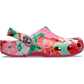 Crocs Kids Classic Clogs - Woodcut Floral