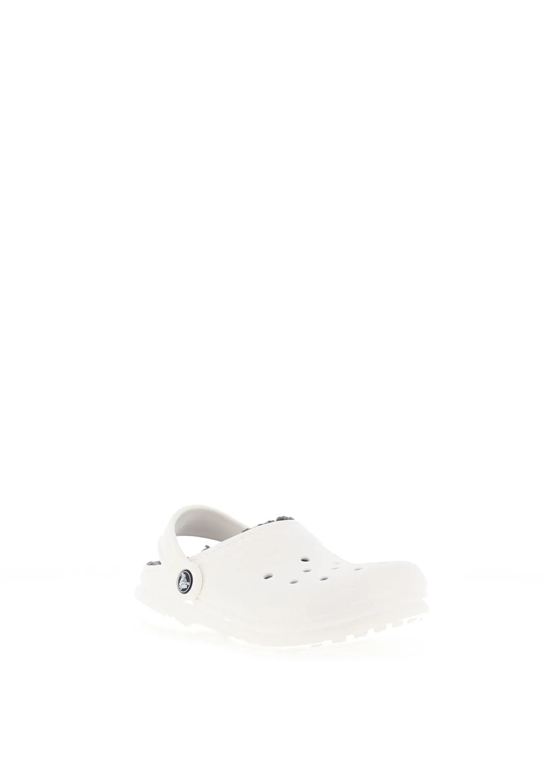 Crocs Kids Classic Lined Clog, White