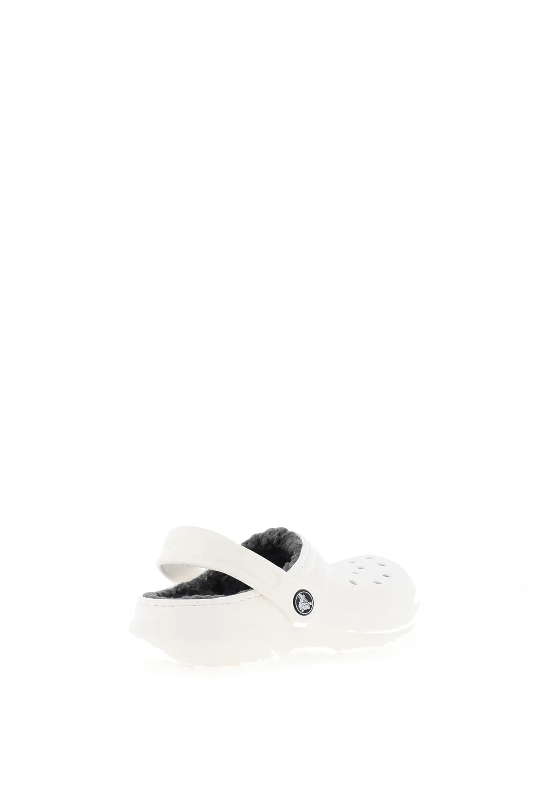 Crocs Kids Classic Lined Clog, White