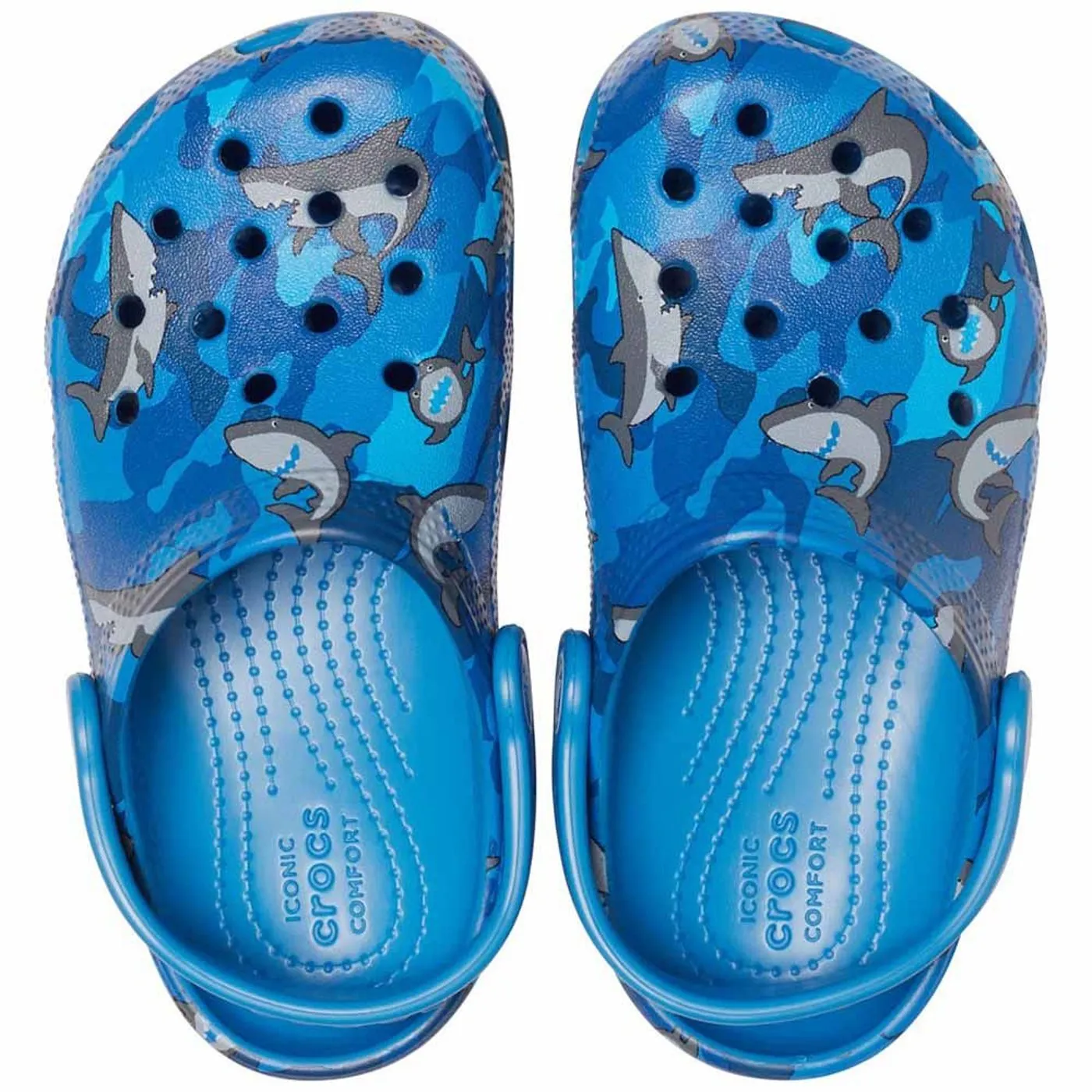 Crocs Kids' Classic Shark Clog