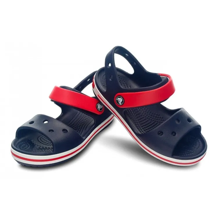 Crocband Sandal Kids Navy Red