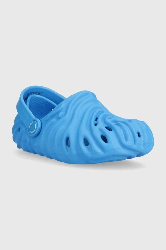 Crocs kids' sliders Salehe Bembury x The Pollex women's blue color