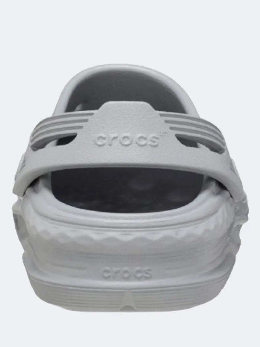 Crocs Off Grid Clog Kids Lifestyle Slippers Light Grey