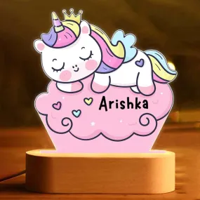 Customized Name Lamp for Kids Bedroom LED Light - Unicorn