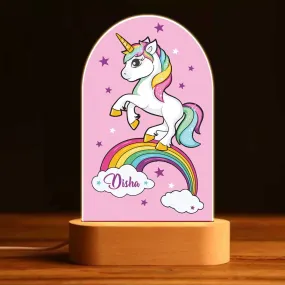 Customized Night Lamp for Kids Birthday Return Gift Ideas  - Unicorn