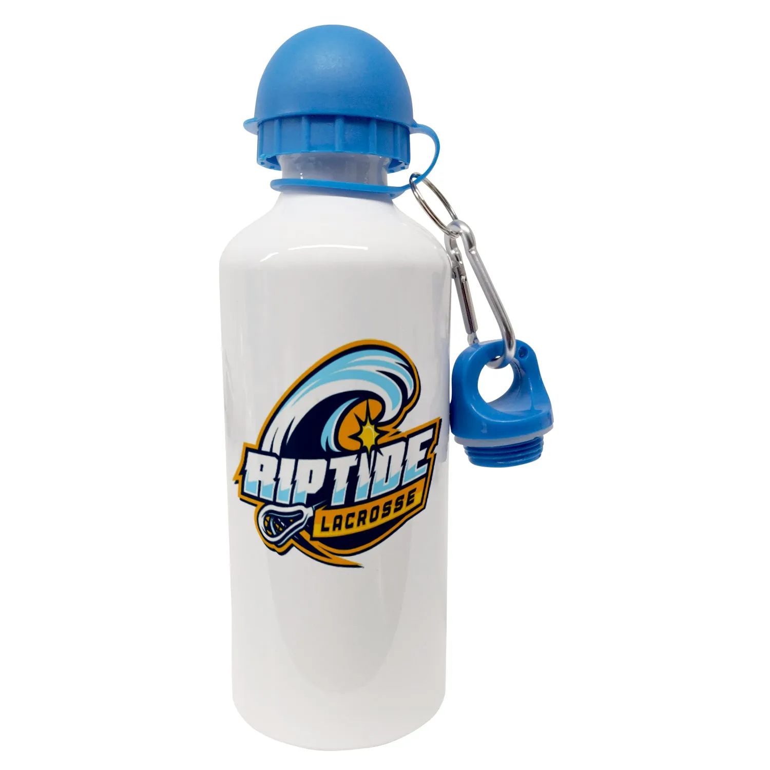 Blue Kids Water Bottle with Personalised Photo