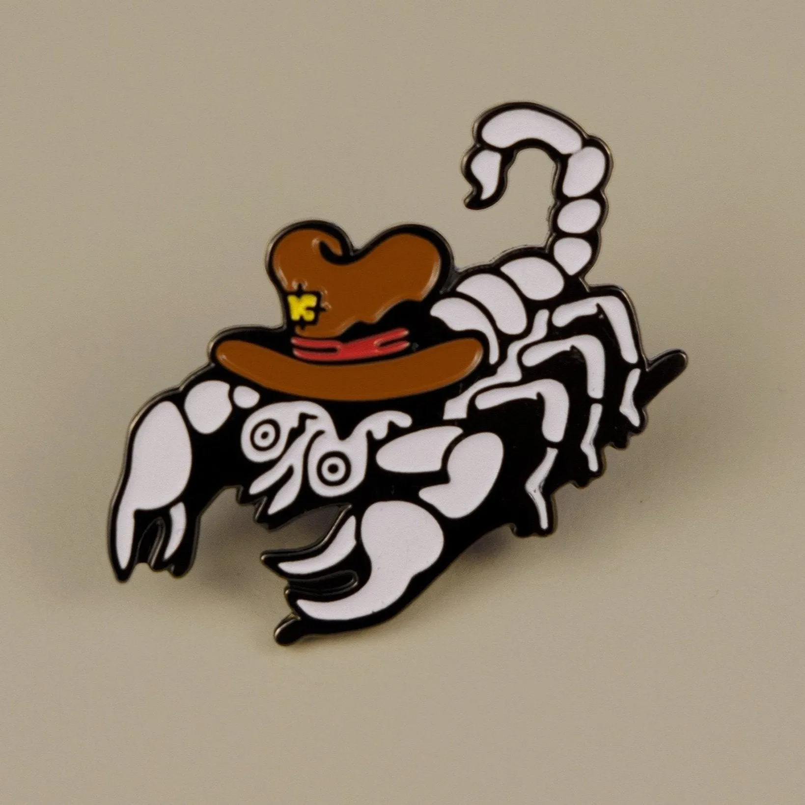 Cute Scorpion Enamel Badge