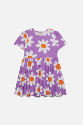 Daisy Print Kids Dress