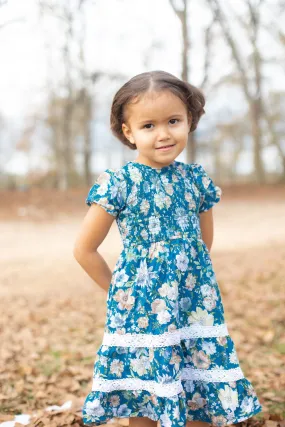 Dark Blue Isla Dress for Children