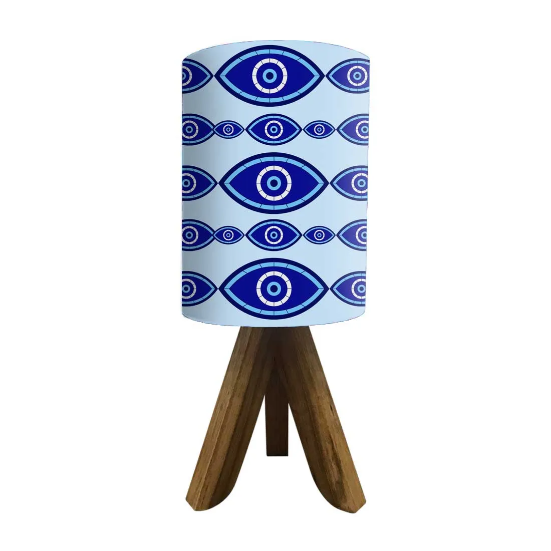 Designer Mini Tripod Table Lamp for Kids Bedroom Study - Evil Eye Protector