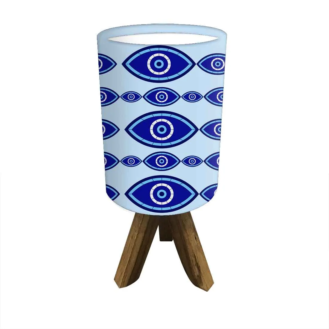 Designer Mini Tripod Table Lamp for Kids Bedroom Study - Evil Eye Protector