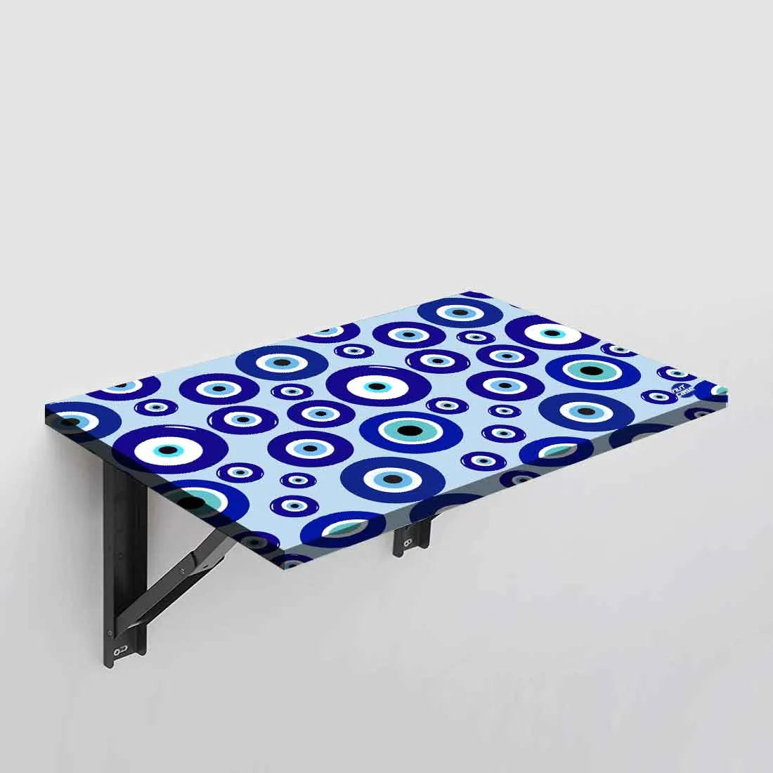 Designer Wall Mounted Foldable Study Table for Kids - Evil Eye Protector