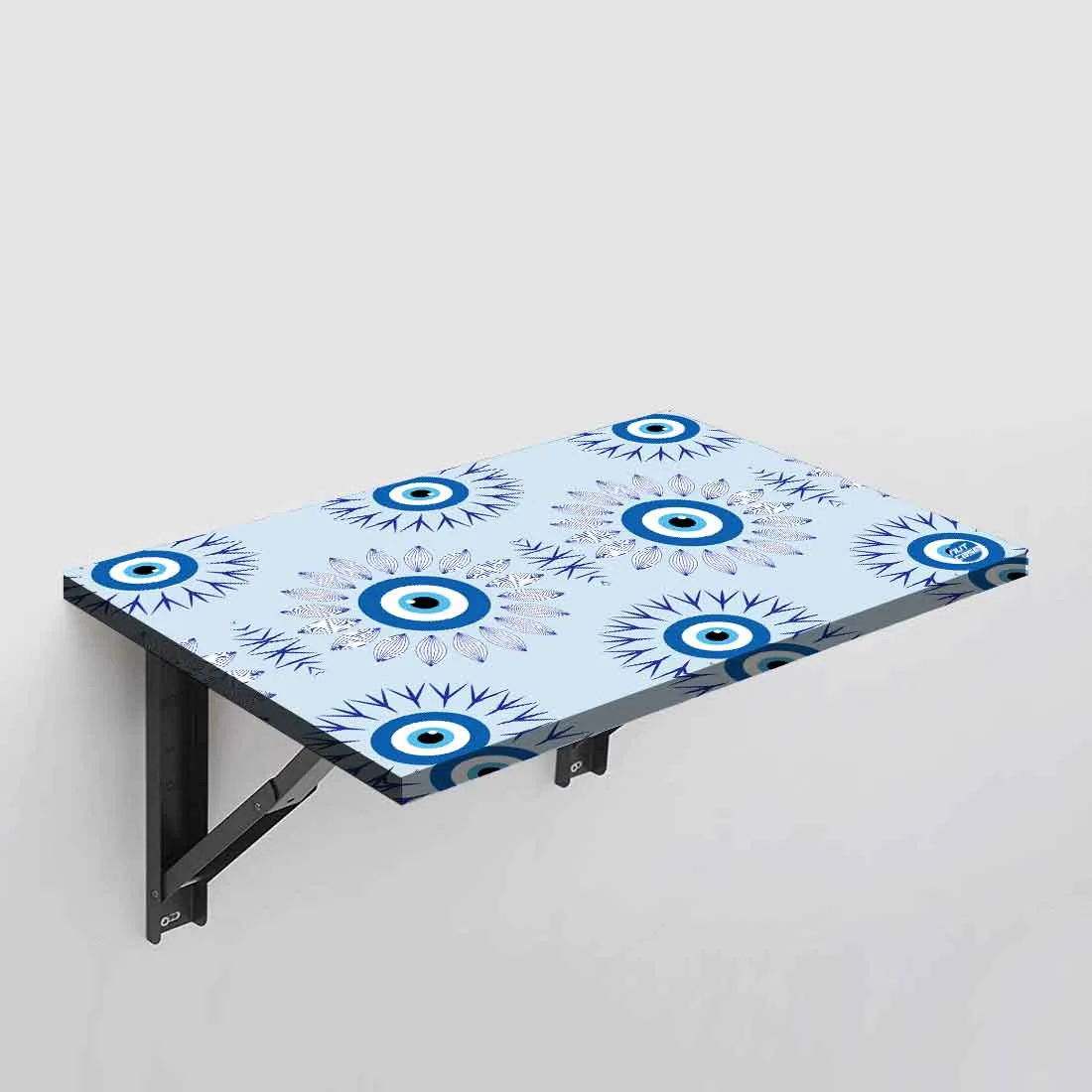 Designer Wall Mounted Foldable Study Table for Kids - Evil Eye Protector