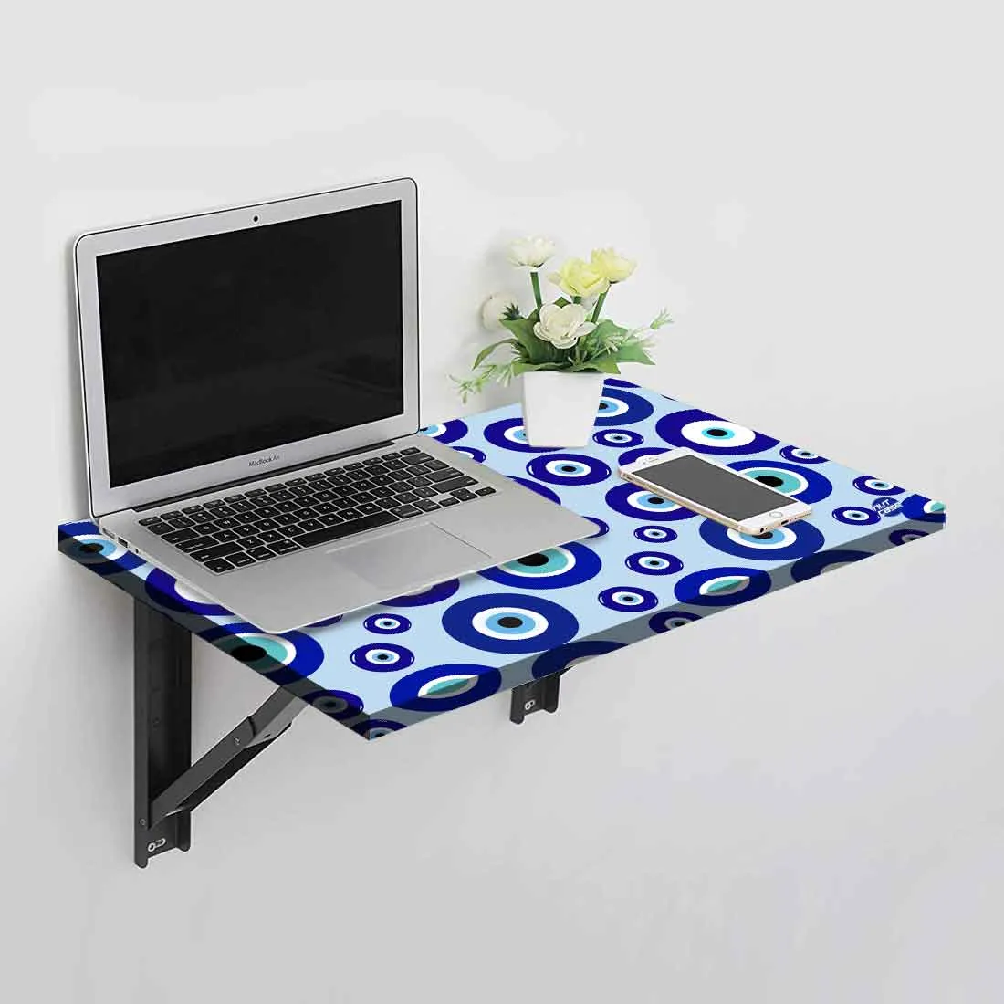 Designer Wall Mounted Foldable Study Table for Kids - Evil Eye Protector