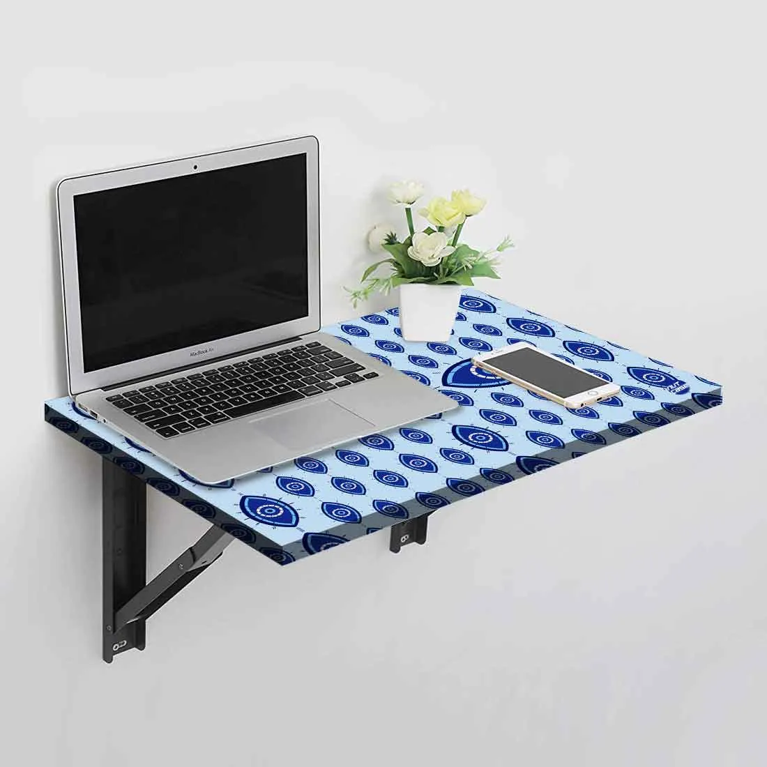 Designer Wall Mounted Foldable Study Table for Kids - Evil Eye Protector