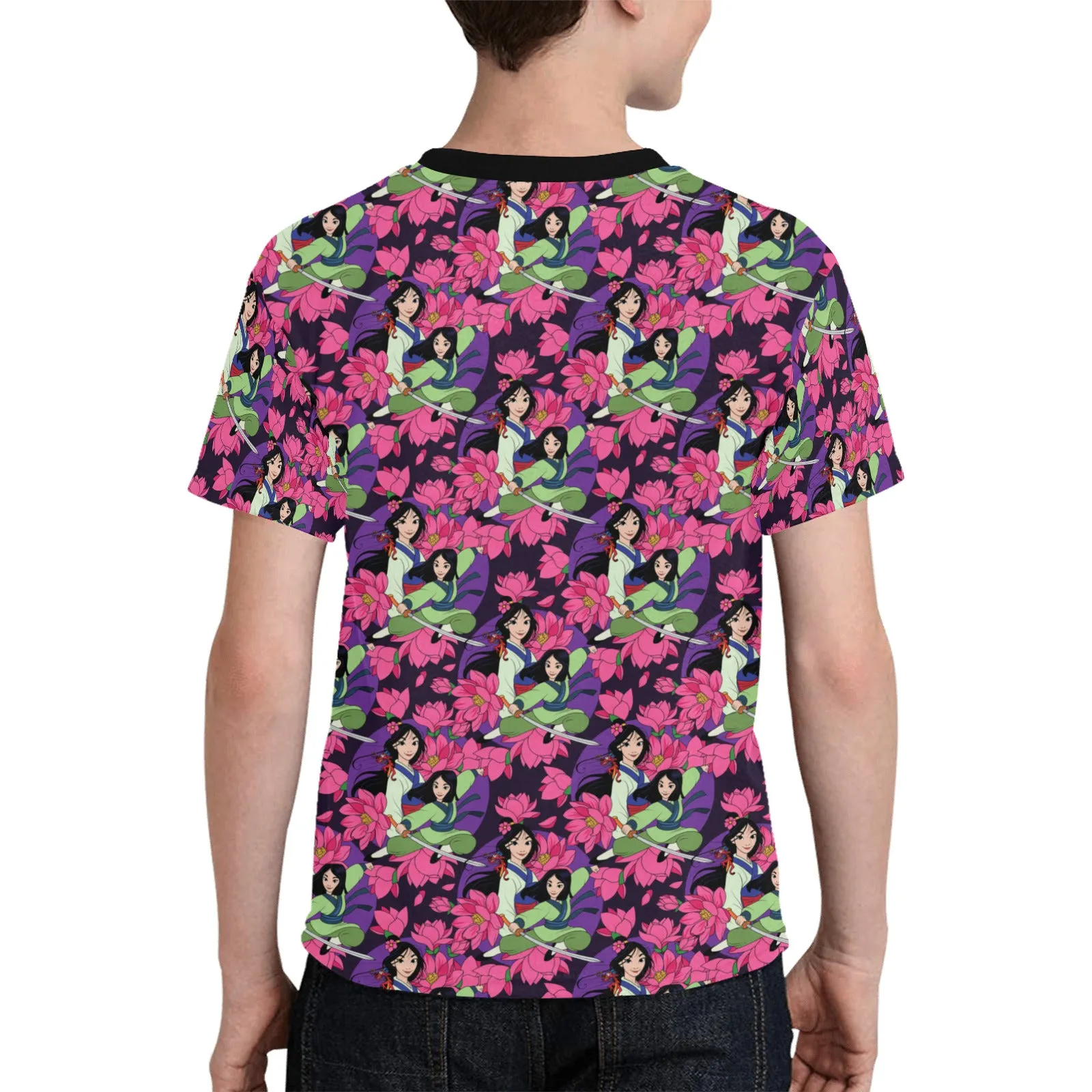 Disney Mulan Blooming Flowers Kids' T-shirt