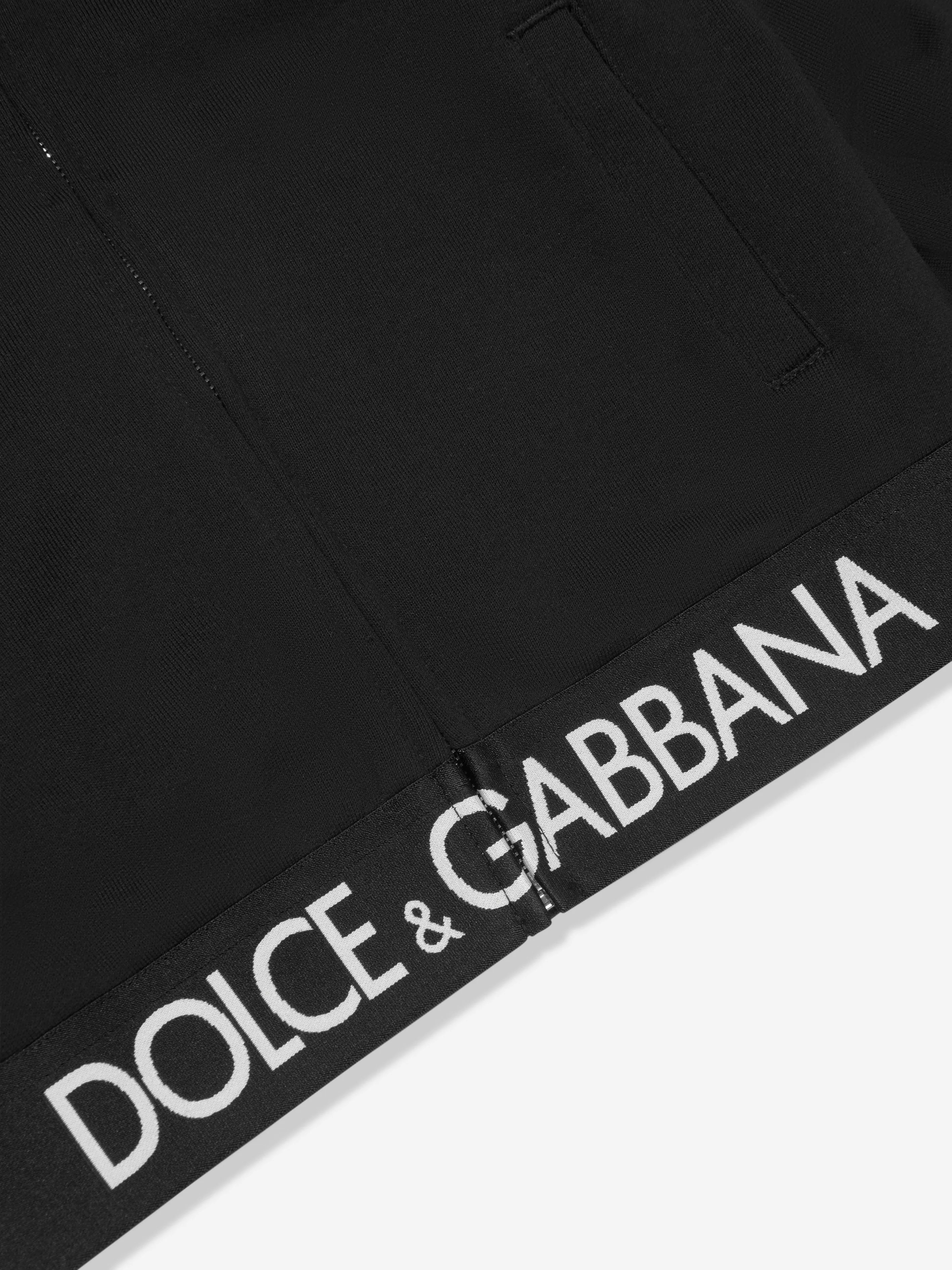 Dolce & Gabbana Kids - Kids Logo Waistband Zip Up Hoodie | Childsplay Clothing