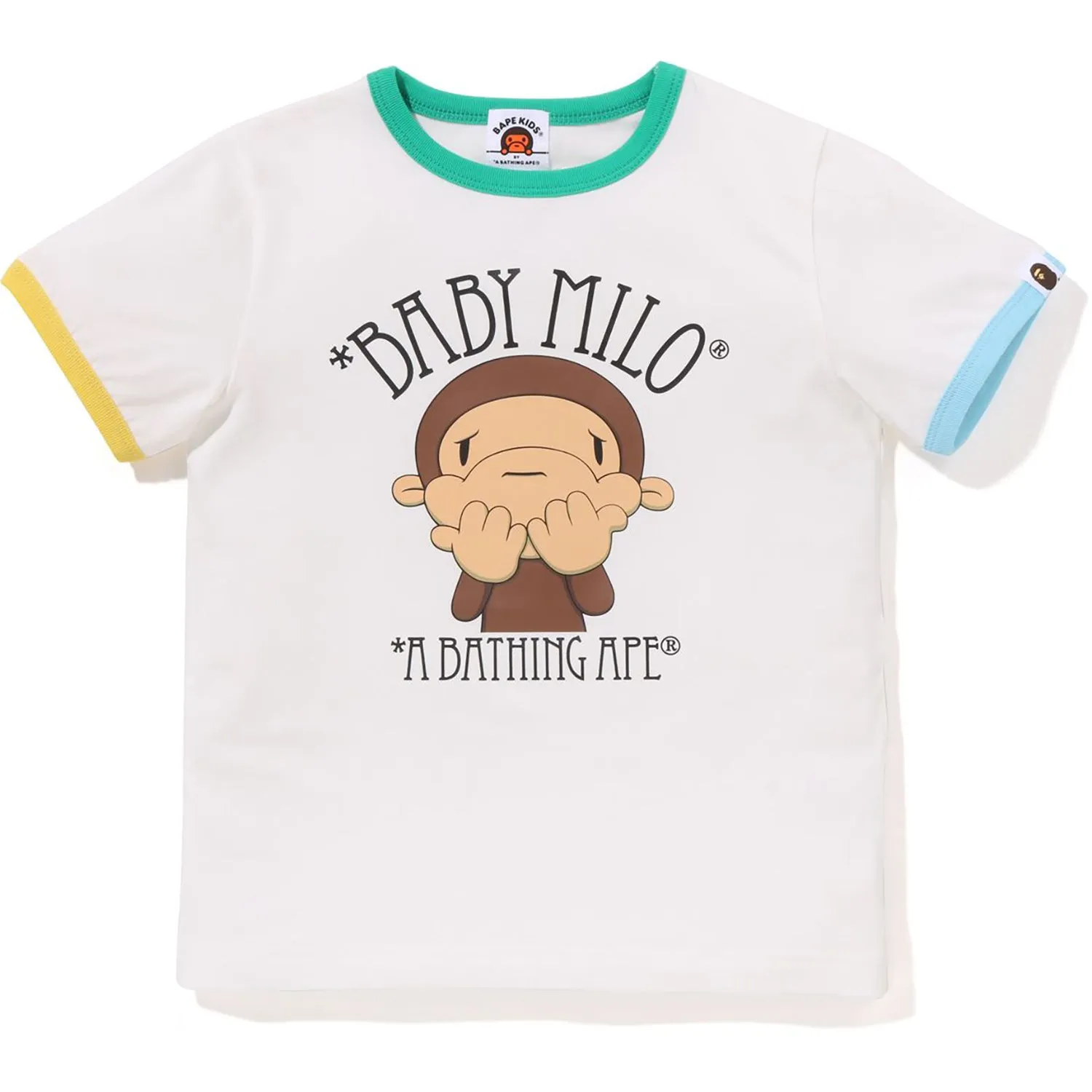 DRAWN MILO SHY RINGER TEE FOR KIDS