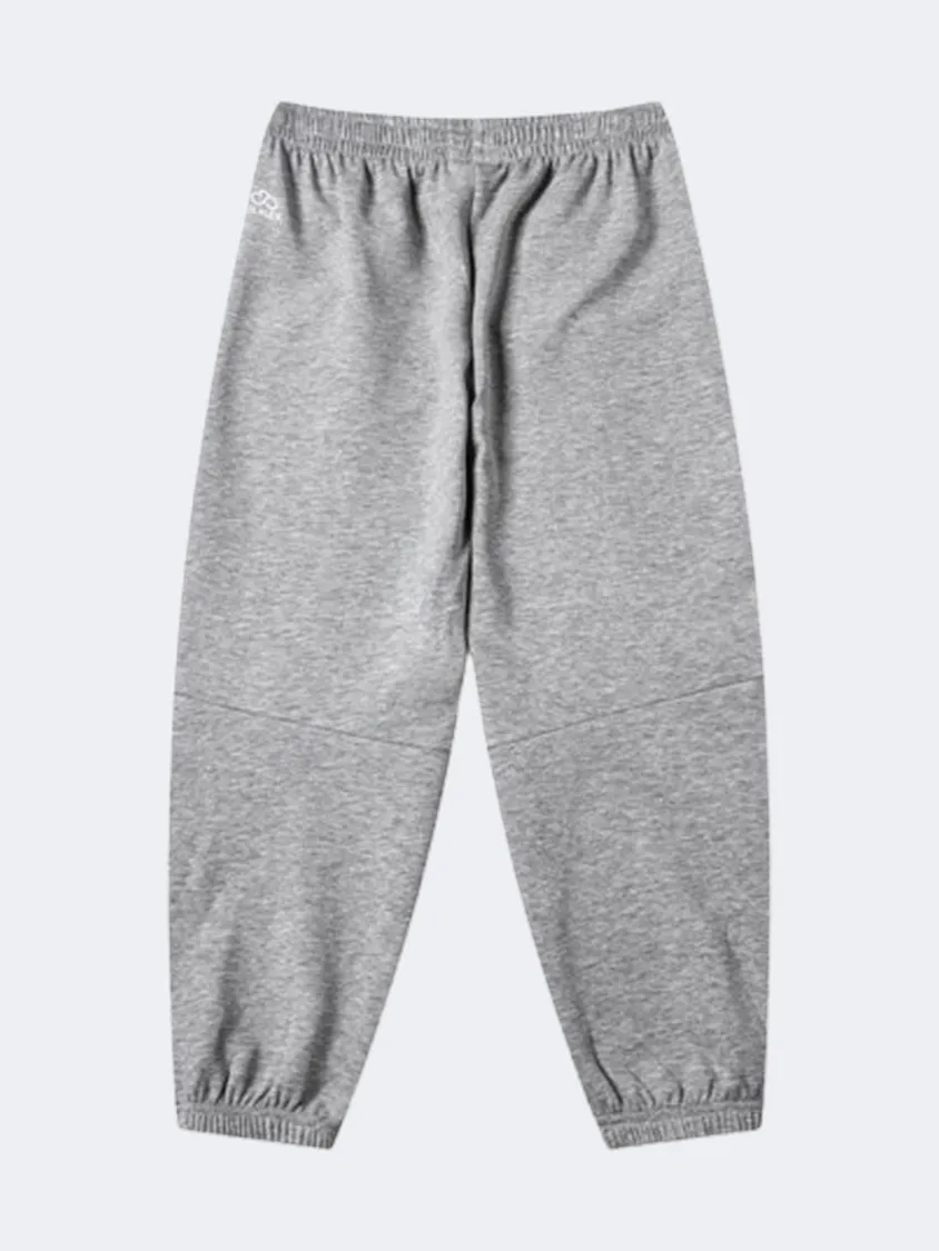 Erke Knitted Kids Boys Training Pant Light Heather Grey