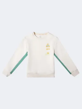 Erke Pullover Kids Boys Outdoor Sweatshirt Glacier White/Green