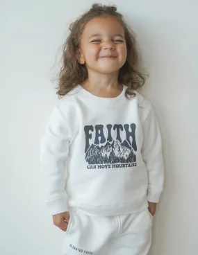 Kids Crewneck Faith Can Move Mountains