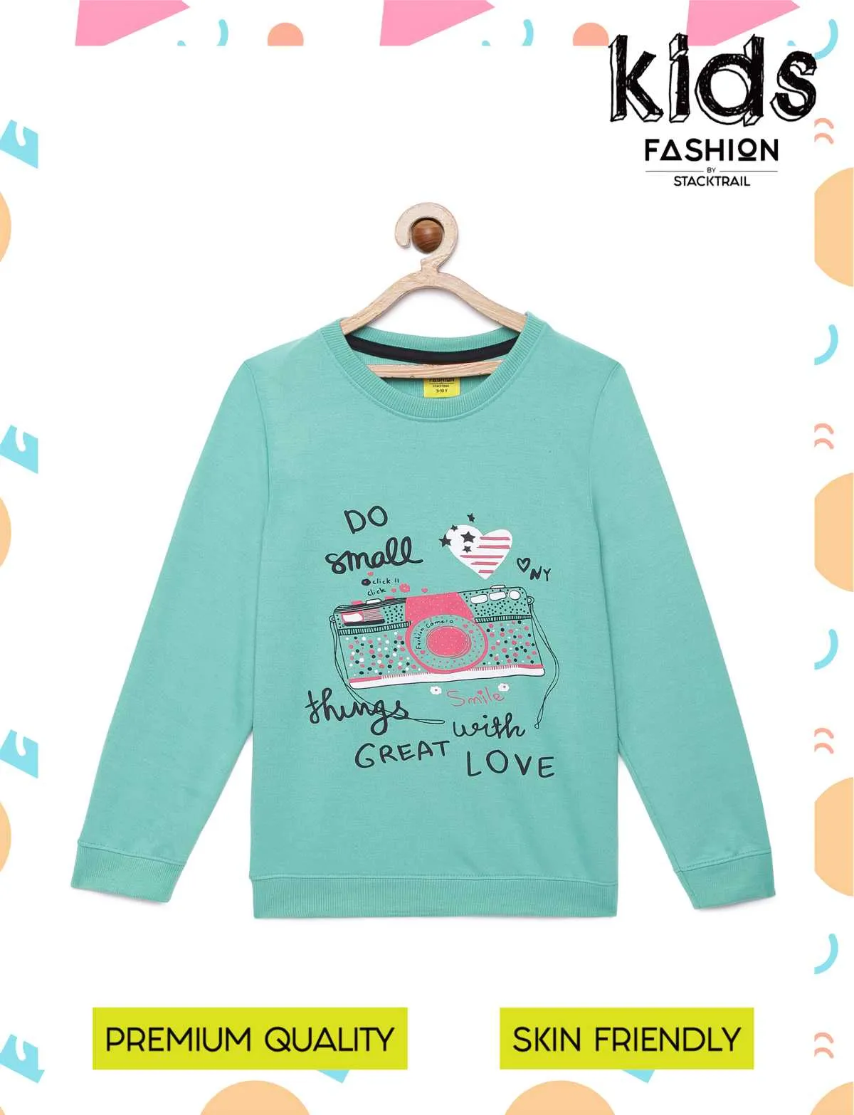 FASHION  KIDS  SWEATSHIRT FOR GIRLS