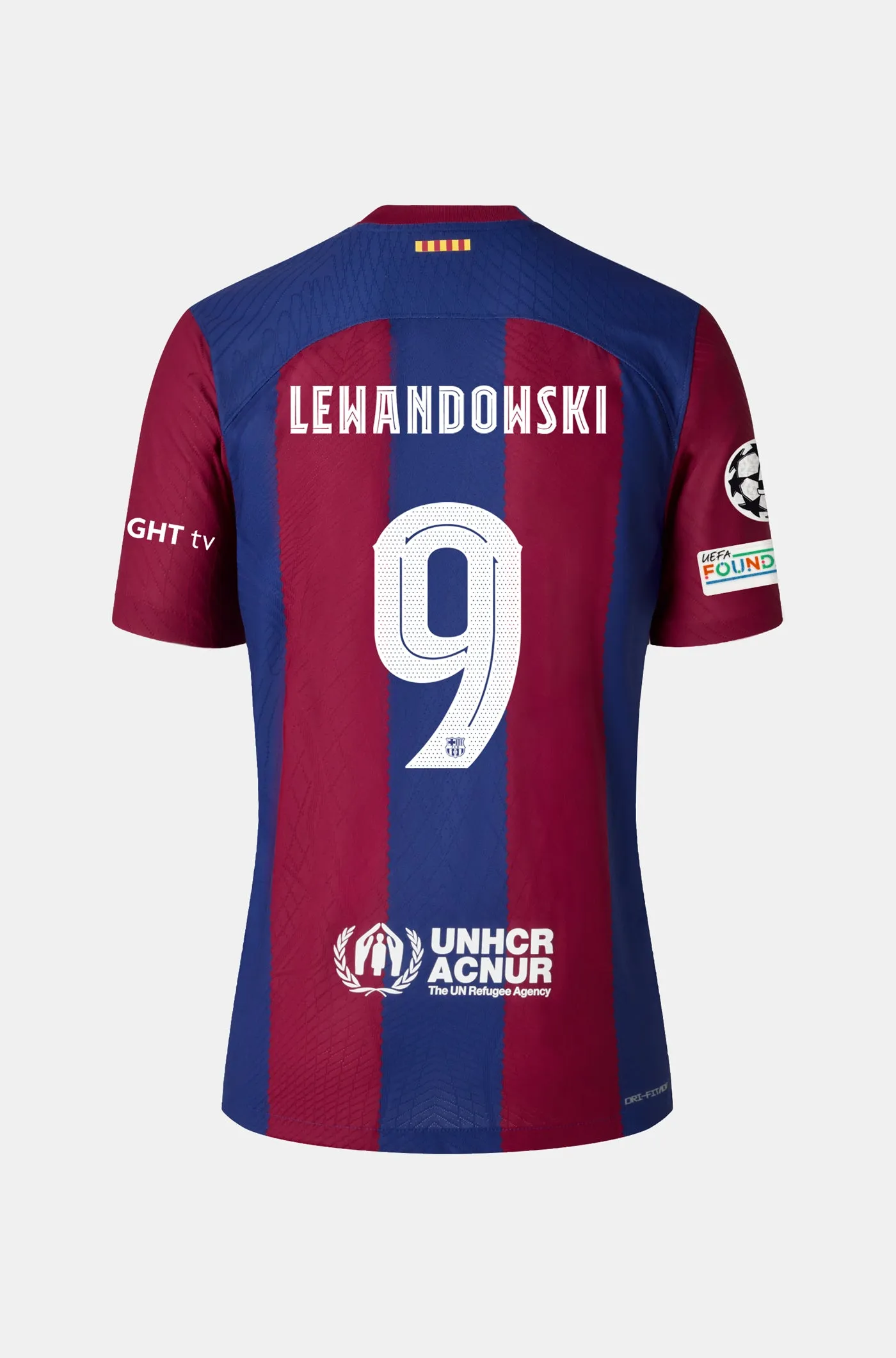 FC Barcelona Children's Home Jersey 23/24 - Junior - LEWANDOWSKI